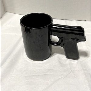 Black Gun Ceramic large mug